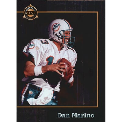 1997 Pinnacle Mint Commemorative Cards #5 Dan Marino