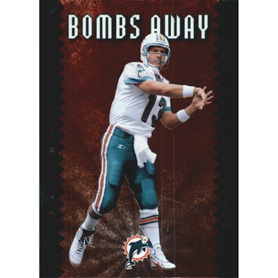 1997 Pinnacle X-Press Bombs Away #2 Dan Marino