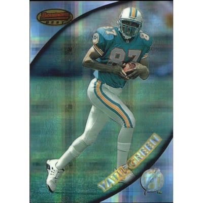 1997 Stadium Club Bowman's Best Rookie Previews Atomic Refractors #BBP9 Yatil Green