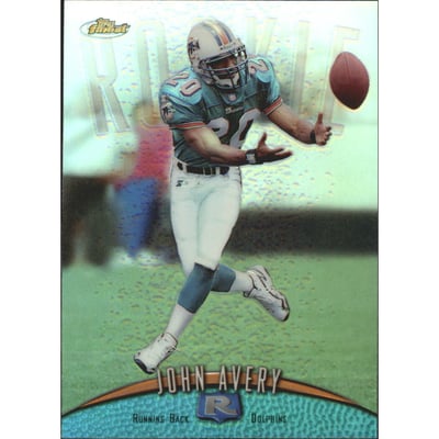 1998 Finest No-Protectors Refractors #137 John Avery