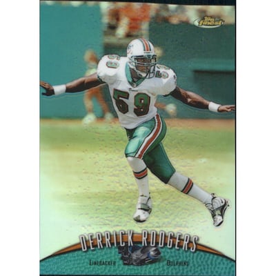 1998 Finest No-Protectors Refractors #183 Derrick Rodgers