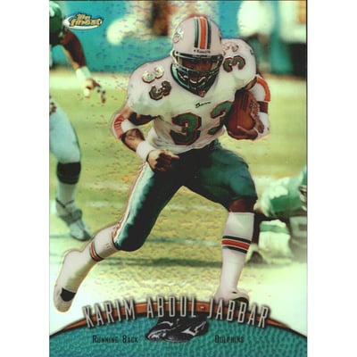 1998 Finest No-Protectors Refractors #44 Karim Abdul-Jabbar