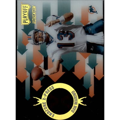 1998 Playoff Momentum Endzone X-press Non-Die Cut #R14 Dan Marino