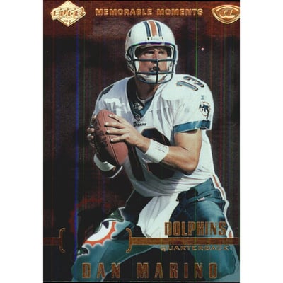 1999 Collector's Edge Advantage Memorable Moments #MM6 Dan Marino