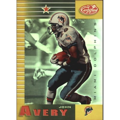1999 Leaf Certified Mirror Gold #50 John Avery