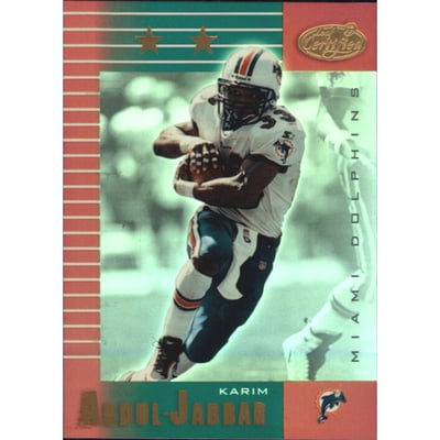 1999 Leaf Certified Mirror Red #127 Karim Abdul-Jabbar