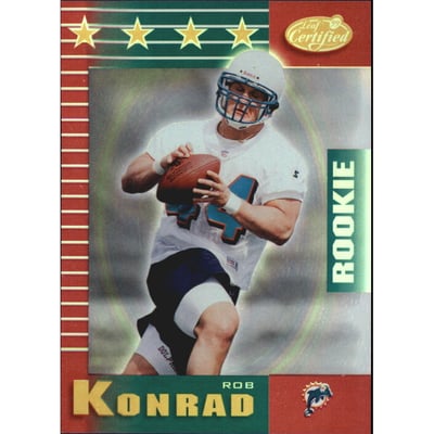1999 Leaf Certified Mirror Red #203 Rob Konrad
