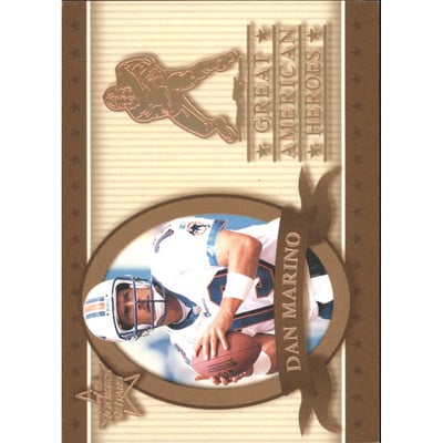 1999 Leaf Rookies and Stars Great American Heroes #14 Dan Marino