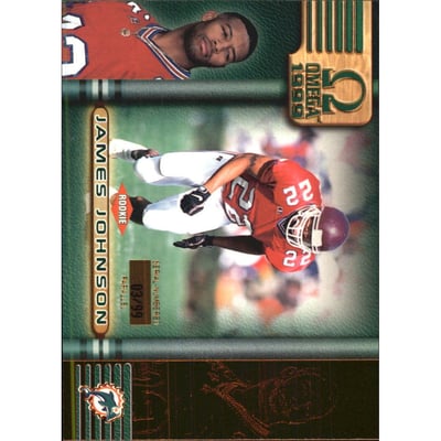 1999 Pacific Omega Copper #123 James Johnson