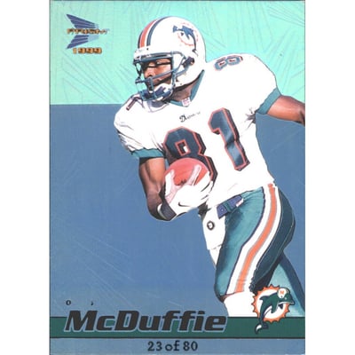 1999 Pacific Prisms Holographic Blue #77 O.J. McDuffie