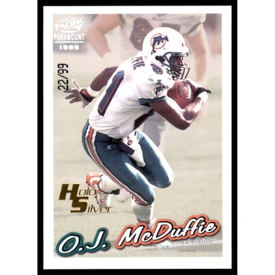 1999 Paramount HoloSilver #127 O.J. McDuffie