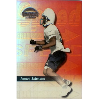 1999 Playoff Contenders SSD Speed Red #172A James Johnson No AU