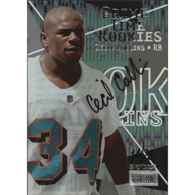 1999 SkyBox Premium Prime Time Rookies Autographs #7PR Cecil Collins