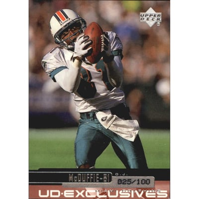 1999 Upper Deck Exclusives 100 #110 O.J. McDuffie