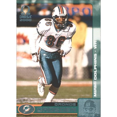 2000 Pacific Omega Platinum Blue #72 Oronde Gadsden