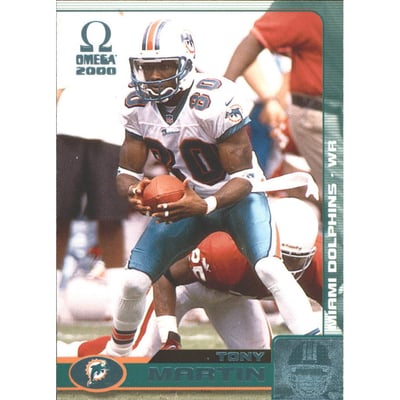 2000 Pacific Omega Platinum Blue #76 Tony Martin