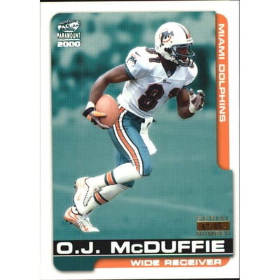 2000 Paramount HoloSilver #127 O.J. McDuffie