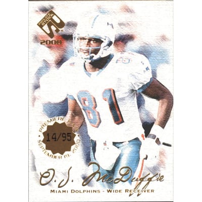 2000 Private Stock Premiere Date #53 O.J. McDuffie