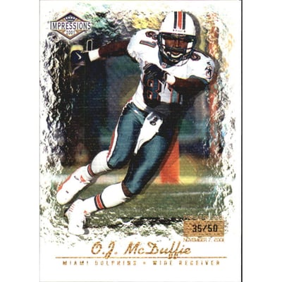 2001 Pacific Impressions Premiere Date #69 O.J. McDuffie