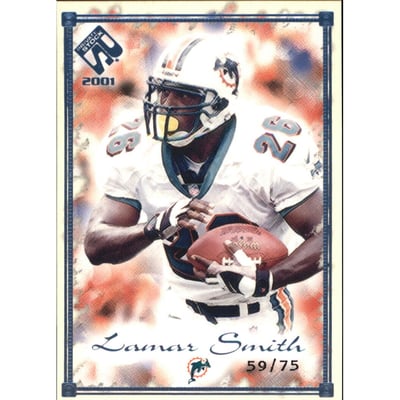 2001 Private Stock Blue Framed #51 Lamar Smith