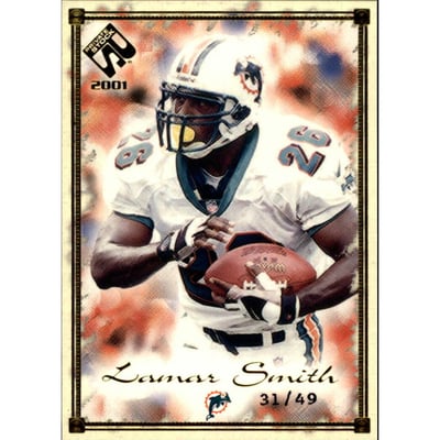 2001 Private Stock Gold Framed #51 Lamar Smith