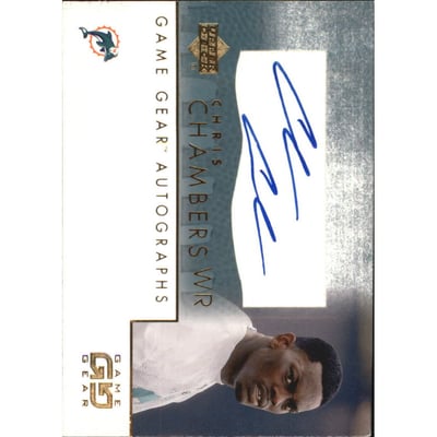 2001 UD Game Gear Autographs #CCGS Chris Chambers