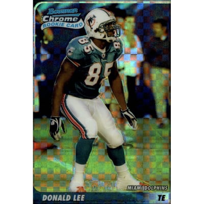 2003 Bowman Chrome Xfractors #210 Donald Lee