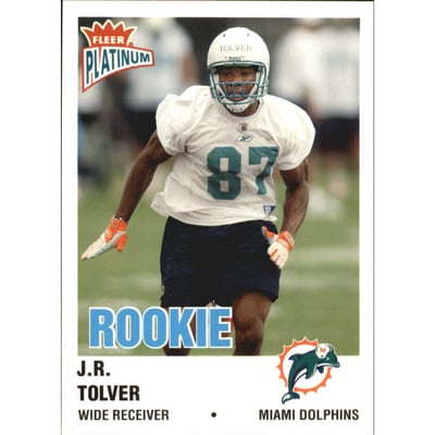 2003 Fleer Platinum Finish #213 J.R. Tolver