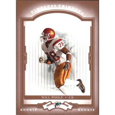 2004 Donruss Classics Timeless Tributes Red #196 Will Poole