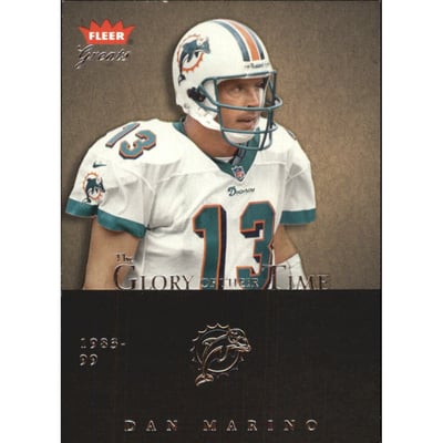 2004 Greats of the Game Glory of Their Time #GOT7 Dan Marino/1984
