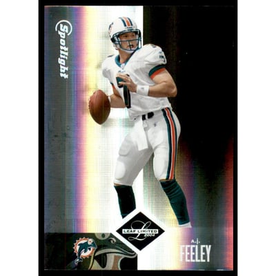 2004 Leaf Limited Silver Spotlight #1 A.J. Feeley