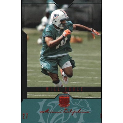 2004 SkyBox LE Black Border Red #110 Will Poole