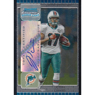 2005 Bowman Chrome #243 Josh Davis AU A RC