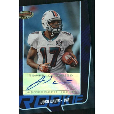 2005 Bowman's Best Blue #146 Josh Davis AU