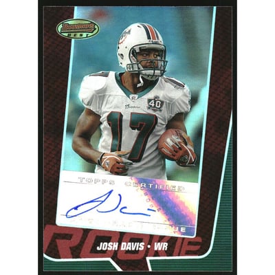 2005 Bowman's Best Red #146 Josh Davis AU