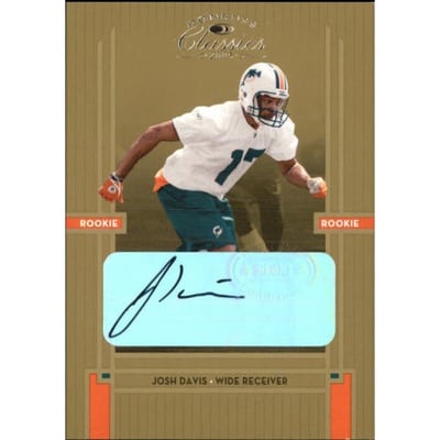 2005 Donruss Classics #244 Josh Davis AU RC