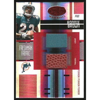 2005 Leaf Certified Materials Mirror Red Materials #222 Ronnie Brown