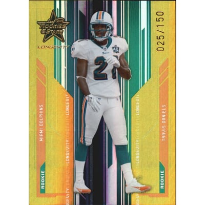 2005 Leaf Rookies and Stars Longevity Gold #148 Travis Daniels