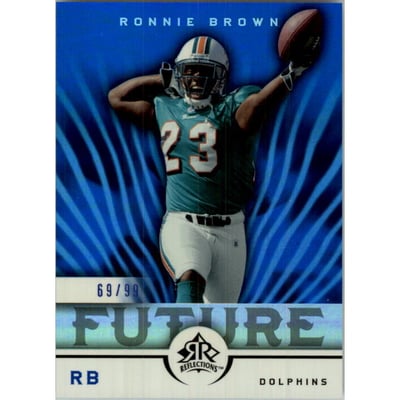 2005 Reflections Blue #298 Ronnie Brown