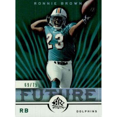 2005 Reflections Green #298 Ronnie Brown