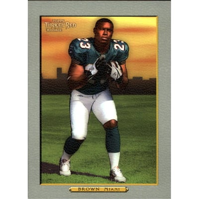 2005 Topps Turkey Red #190B Ronnie Brown/(white jersey)