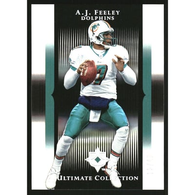 2005 Ultimate Collection Gold Holofoil #49 A.J. Feeley