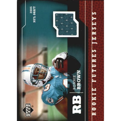 2005 Upper Deck Rookie Futures Jerseys #RB Ronnie Brown
