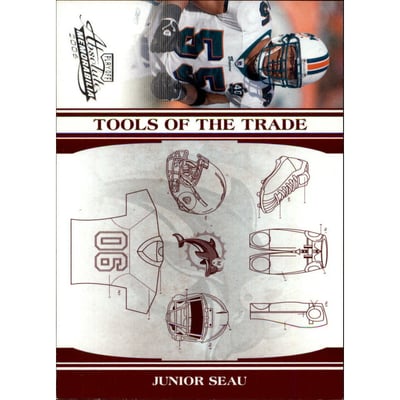 2006 Absolute Memorabilia Tools of the Trade Red #TOT83 Junior Seau
