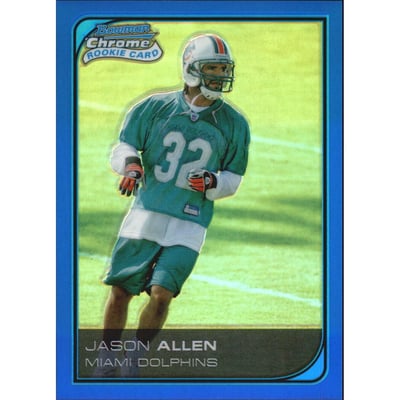 2006 Bowman Chrome Blue Refractors #58 Jason Allen