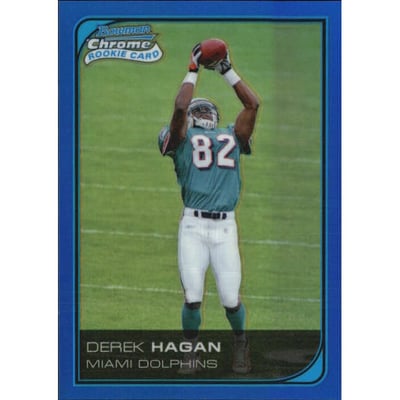 2006 Bowman Chrome Blue Refractors #67 Derek Hagan