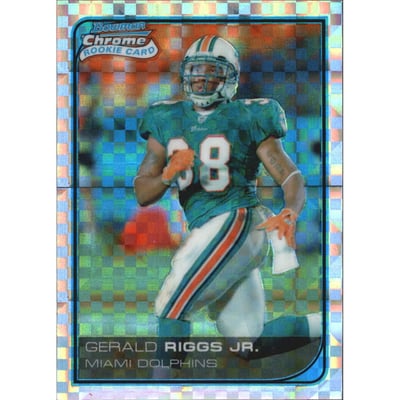 2006 Bowman Chrome Xfractors #10 Gerald Riggs