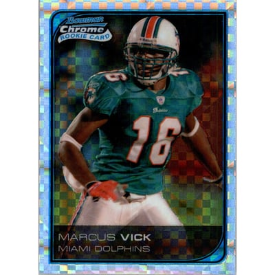 2006 Bowman Chrome Xfractors #78 Marcus Vick