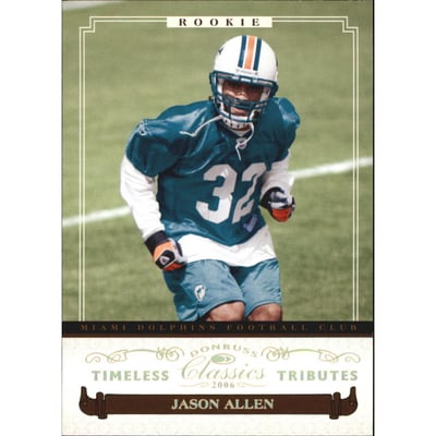 2006 Donruss Classics Timeless Tributes Gold #202 Jason Allen