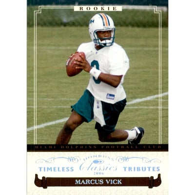 2006 Donruss Classics Timeless Tributes Silver #108 Marcus Vick